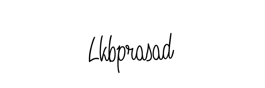 How to make Lkbprasad name signature. Use Angelique-Rose-font-FFP style for creating short signs online. This is the latest handwritten sign. Lkbprasad signature style 5 images and pictures png