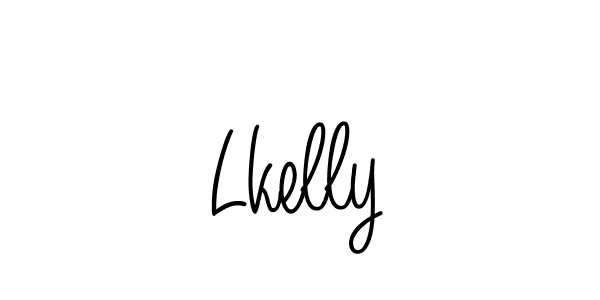 You should practise on your own different ways (Angelique-Rose-font-FFP) to write your name (Lkelly) in signature. don't let someone else do it for you. Lkelly signature style 5 images and pictures png