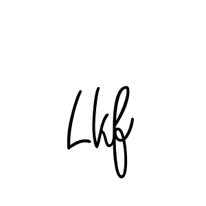 You should practise on your own different ways (Angelique-Rose-font-FFP) to write your name (Lkf) in signature. don't let someone else do it for you. Lkf signature style 5 images and pictures png