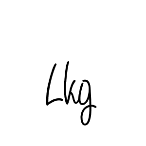 The best way (Angelique-Rose-font-FFP) to make a short signature is to pick only two or three words in your name. The name Lkg include a total of six letters. For converting this name. Lkg signature style 5 images and pictures png