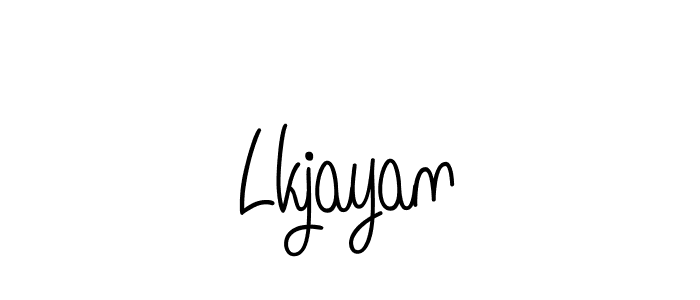 if you are searching for the best signature style for your name Lkjayan. so please give up your signature search. here we have designed multiple signature styles  using Angelique-Rose-font-FFP. Lkjayan signature style 5 images and pictures png