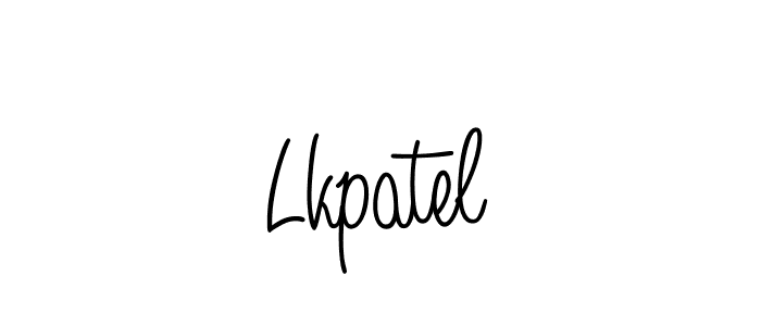 Also we have Lkpatel name is the best signature style. Create professional handwritten signature collection using Angelique-Rose-font-FFP autograph style. Lkpatel signature style 5 images and pictures png
