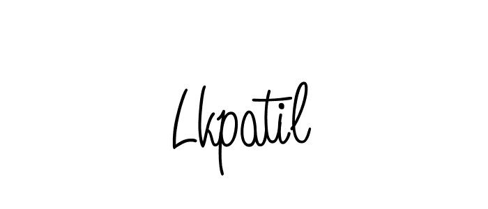 if you are searching for the best signature style for your name Lkpatil. so please give up your signature search. here we have designed multiple signature styles  using Angelique-Rose-font-FFP. Lkpatil signature style 5 images and pictures png