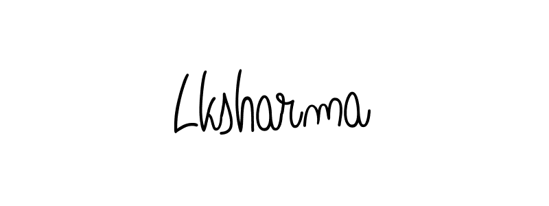 Make a beautiful signature design for name Lksharma. Use this online signature maker to create a handwritten signature for free. Lksharma signature style 5 images and pictures png