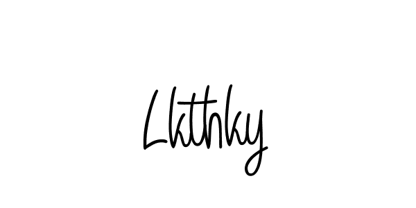 Design your own signature with our free online signature maker. With this signature software, you can create a handwritten (Angelique-Rose-font-FFP) signature for name Lkthky. Lkthky signature style 5 images and pictures png