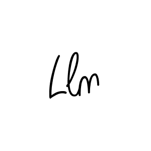 How to make Lln signature? Angelique-Rose-font-FFP is a professional autograph style. Create handwritten signature for Lln name. Lln signature style 5 images and pictures png