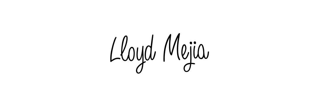 You should practise on your own different ways (Angelique-Rose-font-FFP) to write your name (Lloyd Mejia) in signature. don't let someone else do it for you. Lloyd Mejia signature style 5 images and pictures png