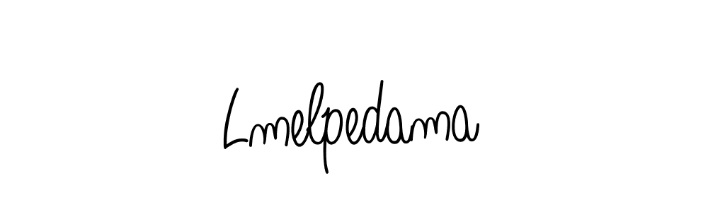 Once you've used our free online signature maker to create your best signature Angelique-Rose-font-FFP style, it's time to enjoy all of the benefits that Lmelpedama name signing documents. Lmelpedama signature style 5 images and pictures png