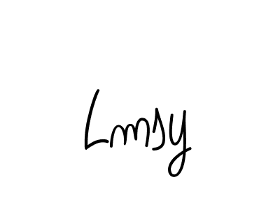 Create a beautiful signature design for name Lmsy. With this signature (Angelique-Rose-font-FFP) fonts, you can make a handwritten signature for free. Lmsy signature style 5 images and pictures png
