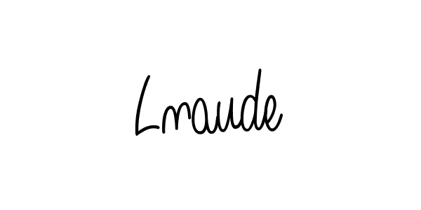 How to Draw Lnaude signature style? Angelique-Rose-font-FFP is a latest design signature styles for name Lnaude. Lnaude signature style 5 images and pictures png