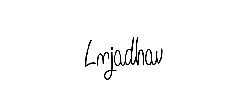 Design your own signature with our free online signature maker. With this signature software, you can create a handwritten (Angelique-Rose-font-FFP) signature for name Lnjadhav. Lnjadhav signature style 5 images and pictures png