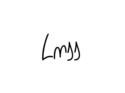 Lnss stylish signature style. Best Handwritten Sign (Angelique-Rose-font-FFP) for my name. Handwritten Signature Collection Ideas for my name Lnss. Lnss signature style 5 images and pictures png