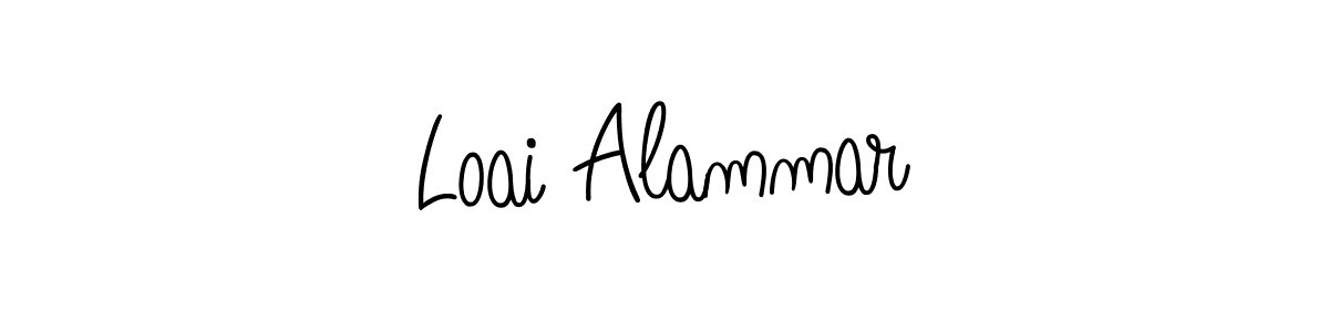 How to Draw Loai Alammar signature style? Angelique-Rose-font-FFP is a latest design signature styles for name Loai Alammar. Loai Alammar signature style 5 images and pictures png