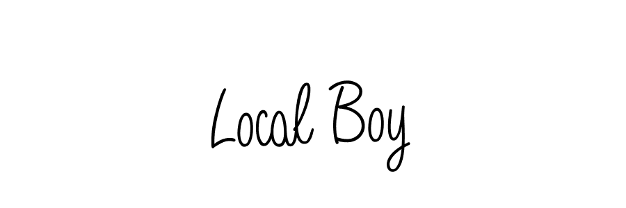 How to Draw Local Boy signature style? Angelique-Rose-font-FFP is a latest design signature styles for name Local Boy. Local Boy signature style 5 images and pictures png