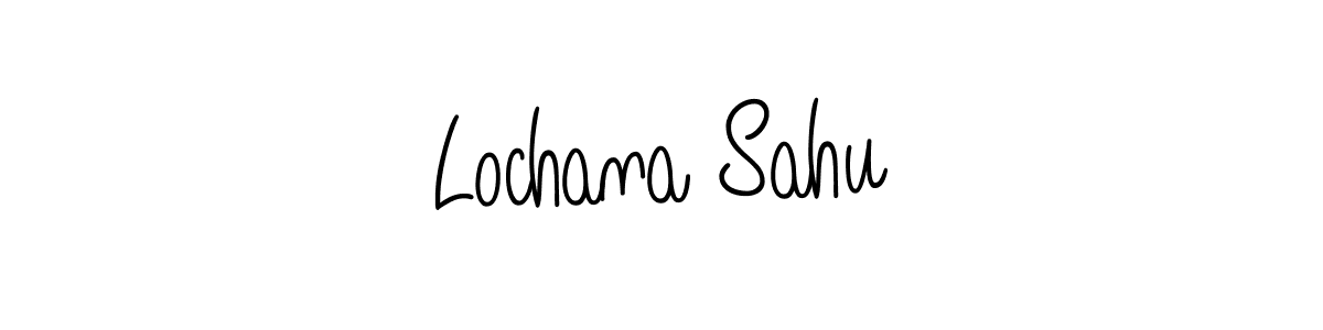 Design your own signature with our free online signature maker. With this signature software, you can create a handwritten (Angelique-Rose-font-FFP) signature for name Lochana Sahu. Lochana Sahu signature style 5 images and pictures png