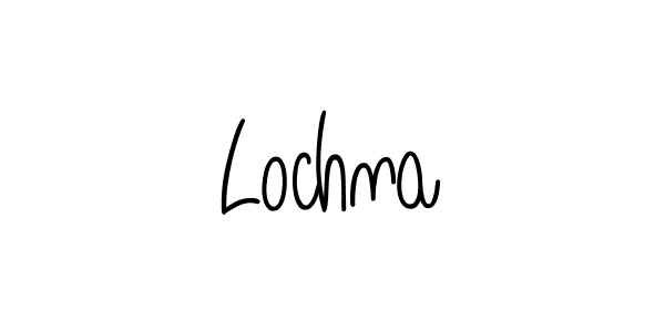 You should practise on your own different ways (Angelique-Rose-font-FFP) to write your name (Lochna) in signature. don't let someone else do it for you. Lochna signature style 5 images and pictures png