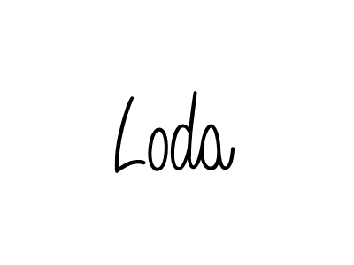 How to make Loda name signature. Use Angelique-Rose-font-FFP style for creating short signs online. This is the latest handwritten sign. Loda signature style 5 images and pictures png