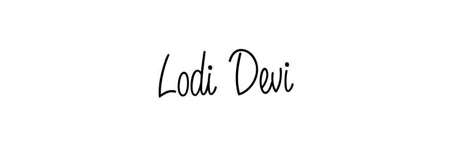 The best way (Angelique-Rose-font-FFP) to make a short signature is to pick only two or three words in your name. The name Lodi Devi include a total of six letters. For converting this name. Lodi Devi signature style 5 images and pictures png