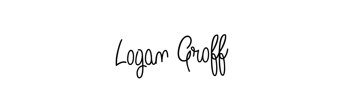 Angelique-Rose-font-FFP is a professional signature style that is perfect for those who want to add a touch of class to their signature. It is also a great choice for those who want to make their signature more unique. Get Logan Groff name to fancy signature for free. Logan Groff signature style 5 images and pictures png
