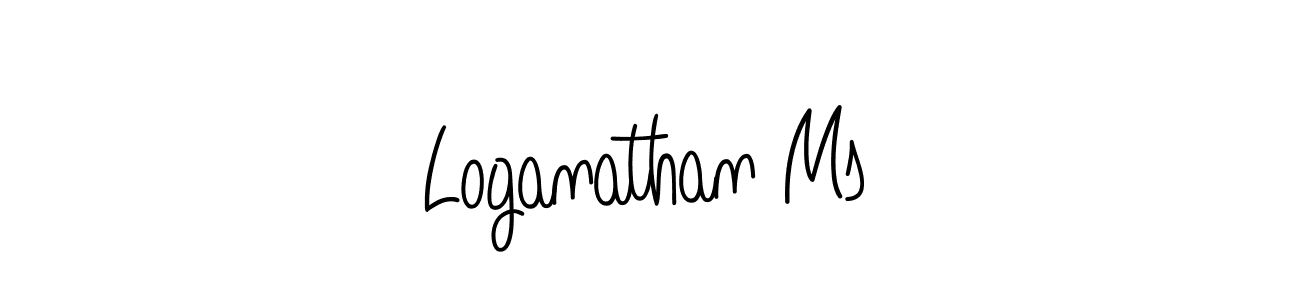 You can use this online signature creator to create a handwritten signature for the name Loganathan Ms. This is the best online autograph maker. Loganathan Ms signature style 5 images and pictures png