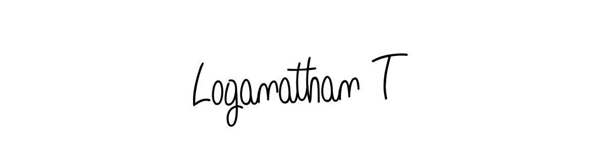 Also we have Loganathan T name is the best signature style. Create professional handwritten signature collection using Angelique-Rose-font-FFP autograph style. Loganathan T signature style 5 images and pictures png