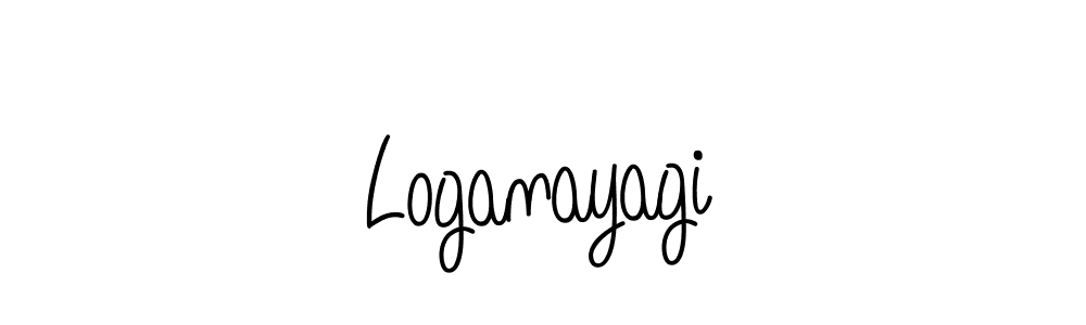 Loganayagi stylish signature style. Best Handwritten Sign (Angelique-Rose-font-FFP) for my name. Handwritten Signature Collection Ideas for my name Loganayagi. Loganayagi signature style 5 images and pictures png