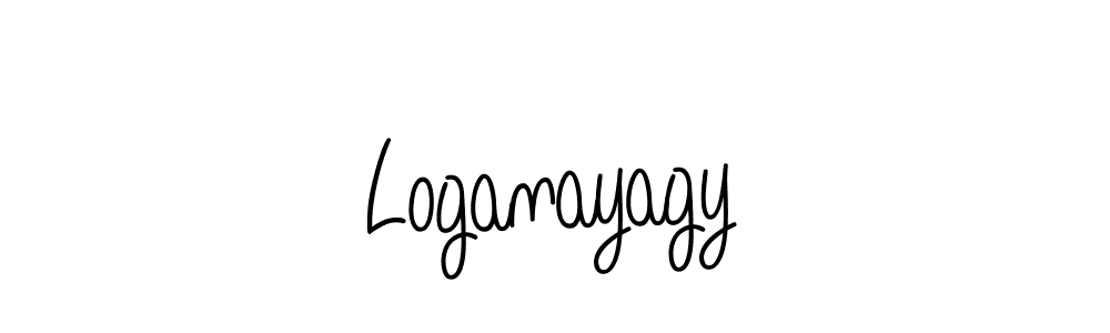 Design your own signature with our free online signature maker. With this signature software, you can create a handwritten (Angelique-Rose-font-FFP) signature for name Loganayagy. Loganayagy signature style 5 images and pictures png