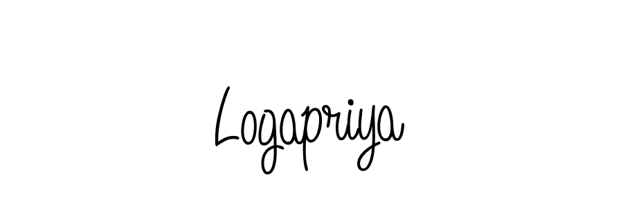 How to Draw Logapriya signature style? Angelique-Rose-font-FFP is a latest design signature styles for name Logapriya. Logapriya signature style 5 images and pictures png