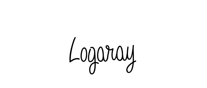 How to make Logaray signature? Angelique-Rose-font-FFP is a professional autograph style. Create handwritten signature for Logaray name. Logaray signature style 5 images and pictures png