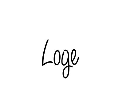 Make a beautiful signature design for name Loge. Use this online signature maker to create a handwritten signature for free. Loge signature style 5 images and pictures png