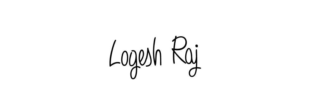 Logesh Raj stylish signature style. Best Handwritten Sign (Angelique-Rose-font-FFP) for my name. Handwritten Signature Collection Ideas for my name Logesh Raj. Logesh Raj signature style 5 images and pictures png