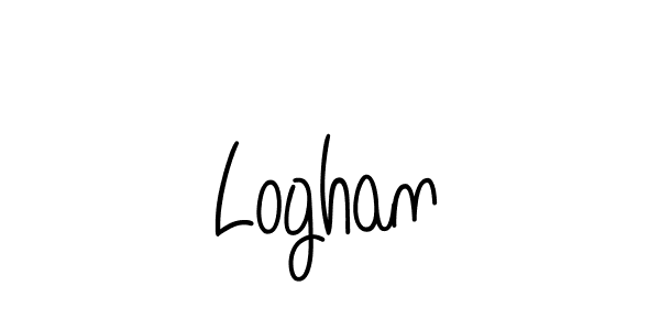 Also we have Loghan name is the best signature style. Create professional handwritten signature collection using Angelique-Rose-font-FFP autograph style. Loghan signature style 5 images and pictures png