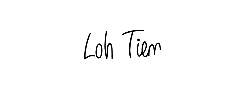 if you are searching for the best signature style for your name Loh Tien. so please give up your signature search. here we have designed multiple signature styles  using Angelique-Rose-font-FFP. Loh Tien signature style 5 images and pictures png