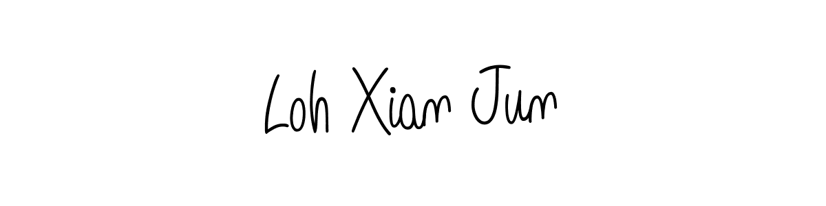 How to make Loh Xian Jun signature? Angelique-Rose-font-FFP is a professional autograph style. Create handwritten signature for Loh Xian Jun name. Loh Xian Jun signature style 5 images and pictures png