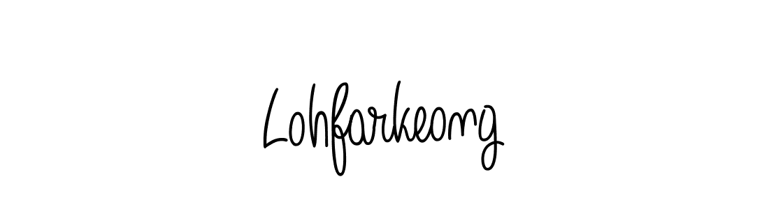 How to make Lohfarkeong name signature. Use Angelique-Rose-font-FFP style for creating short signs online. This is the latest handwritten sign. Lohfarkeong signature style 5 images and pictures png