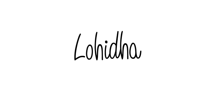 Design your own signature with our free online signature maker. With this signature software, you can create a handwritten (Angelique-Rose-font-FFP) signature for name Lohidha. Lohidha signature style 5 images and pictures png