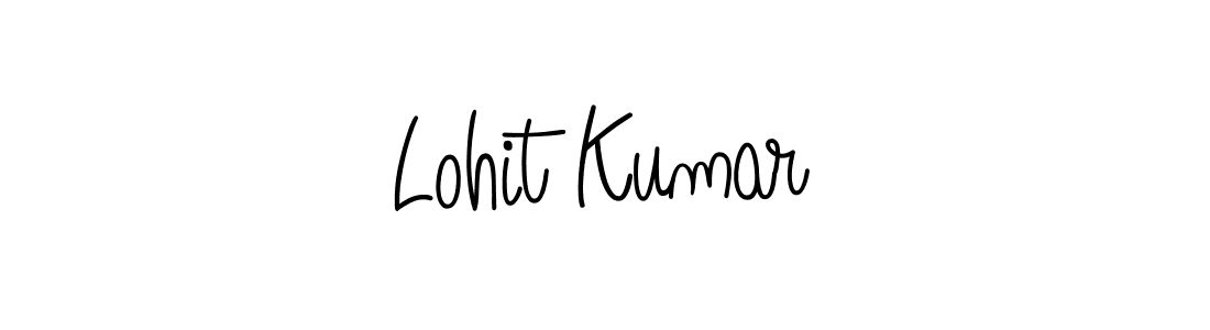 Design your own signature with our free online signature maker. With this signature software, you can create a handwritten (Angelique-Rose-font-FFP) signature for name Lohit Kumar. Lohit Kumar signature style 5 images and pictures png