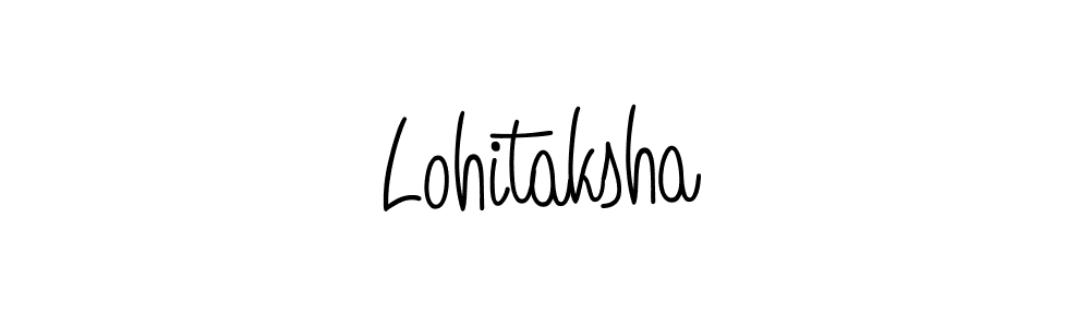 Design your own signature with our free online signature maker. With this signature software, you can create a handwritten (Angelique-Rose-font-FFP) signature for name Lohitaksha. Lohitaksha signature style 5 images and pictures png