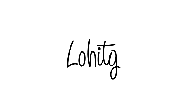 Use a signature maker to create a handwritten signature online. With this signature software, you can design (Angelique-Rose-font-FFP) your own signature for name Lohitg. Lohitg signature style 5 images and pictures png
