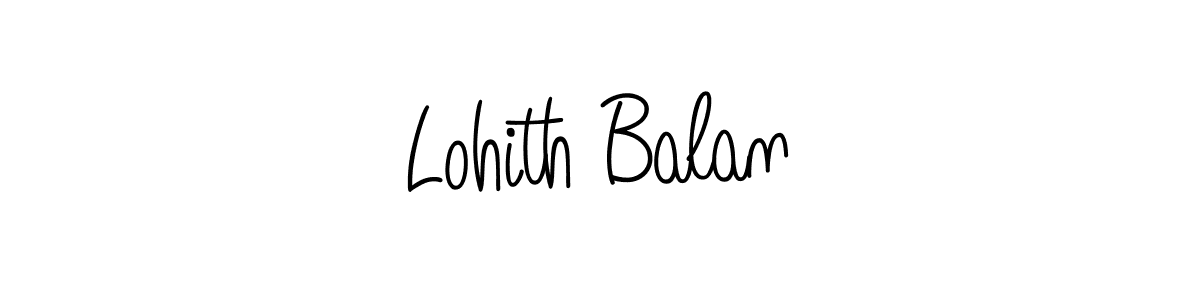 Create a beautiful signature design for name Lohith Balan. With this signature (Angelique-Rose-font-FFP) fonts, you can make a handwritten signature for free. Lohith Balan signature style 5 images and pictures png