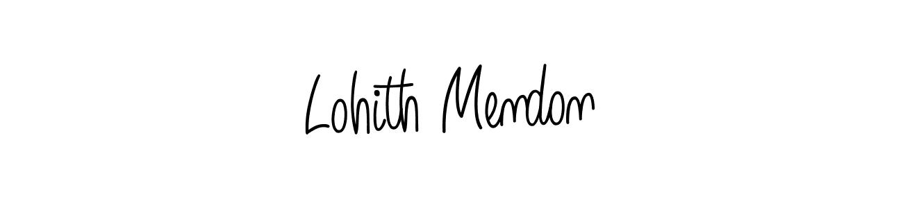 Here are the top 10 professional signature styles for the name Lohith Mendon. These are the best autograph styles you can use for your name. Lohith Mendon signature style 5 images and pictures png