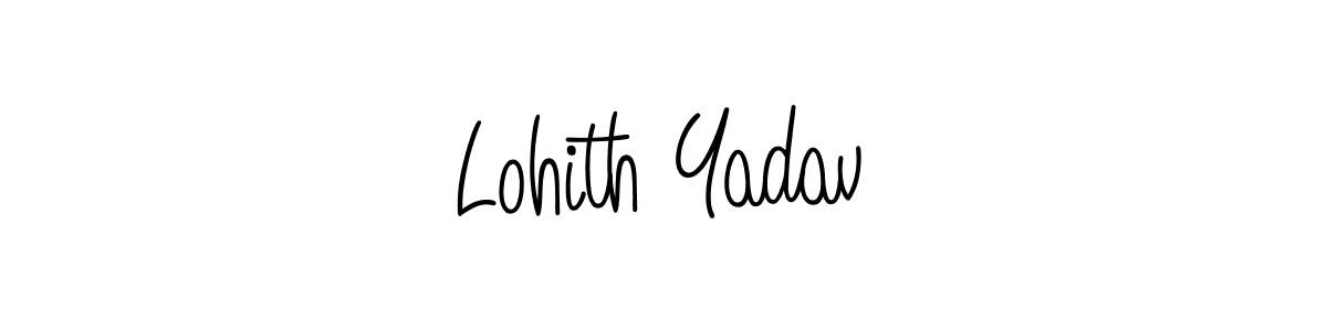 How to Draw Lohith Yadav signature style? Angelique-Rose-font-FFP is a latest design signature styles for name Lohith Yadav. Lohith Yadav signature style 5 images and pictures png