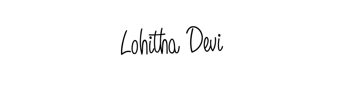 Make a beautiful signature design for name Lohitha Devi. With this signature (Angelique-Rose-font-FFP) style, you can create a handwritten signature for free. Lohitha Devi signature style 5 images and pictures png