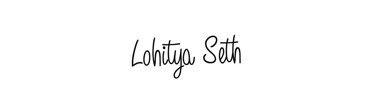 Also we have Lohitya Seth name is the best signature style. Create professional handwritten signature collection using Angelique-Rose-font-FFP autograph style. Lohitya Seth signature style 5 images and pictures png