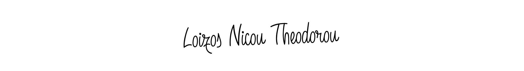 This is the best signature style for the Loizos Nicou Theodorou name. Also you like these signature font (Angelique-Rose-font-FFP). Mix name signature. Loizos Nicou Theodorou signature style 5 images and pictures png