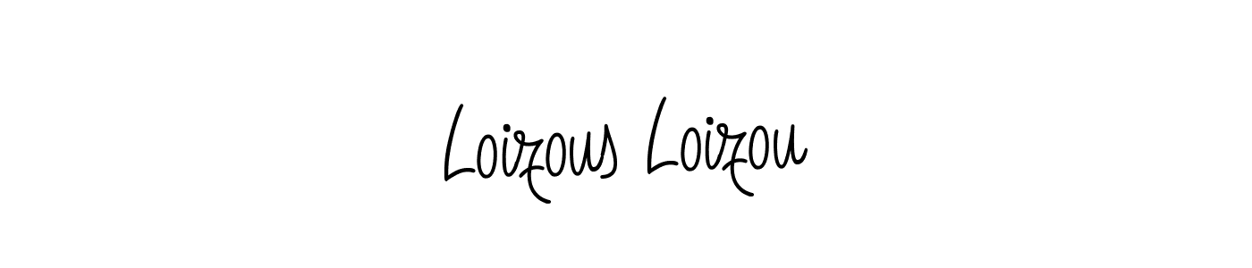 You can use this online signature creator to create a handwritten signature for the name Loizous Loizou. This is the best online autograph maker. Loizous Loizou signature style 5 images and pictures png