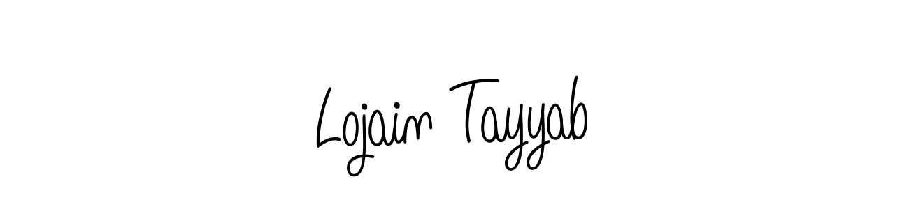 Angelique-Rose-font-FFP is a professional signature style that is perfect for those who want to add a touch of class to their signature. It is also a great choice for those who want to make their signature more unique. Get Lojain Tayyab name to fancy signature for free. Lojain Tayyab signature style 5 images and pictures png