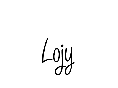 Create a beautiful signature design for name Lojy. With this signature (Angelique-Rose-font-FFP) fonts, you can make a handwritten signature for free. Lojy signature style 5 images and pictures png