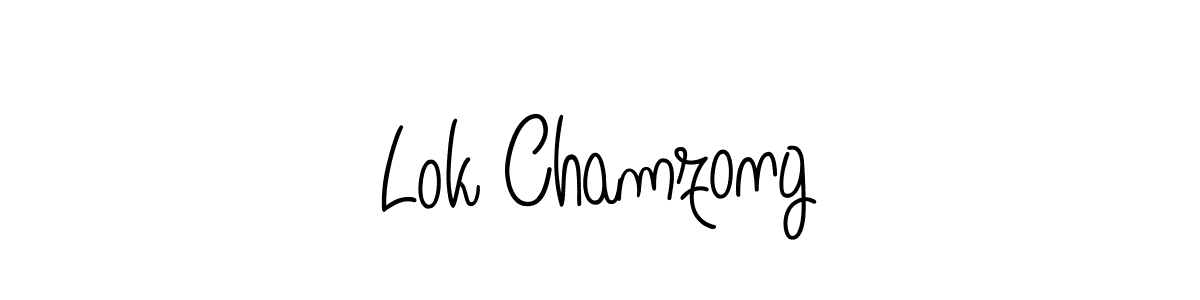 You can use this online signature creator to create a handwritten signature for the name Lok Chamzong. This is the best online autograph maker. Lok Chamzong signature style 5 images and pictures png