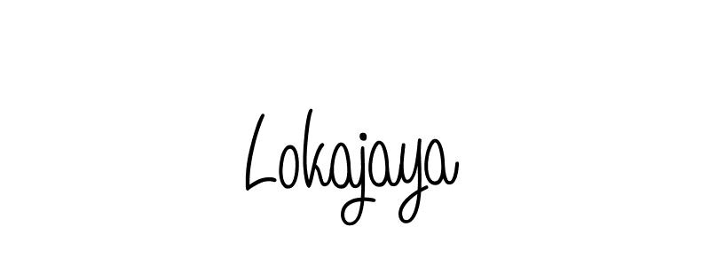 You should practise on your own different ways (Angelique-Rose-font-FFP) to write your name (Lokajaya) in signature. don't let someone else do it for you. Lokajaya signature style 5 images and pictures png
